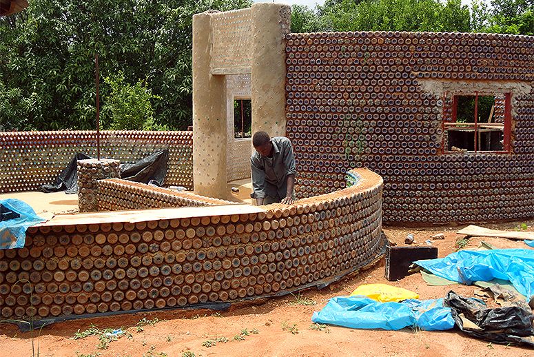 Plastic Bottles Made Into Homes