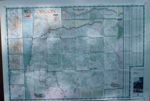 Map of my route through Oregon & Washington