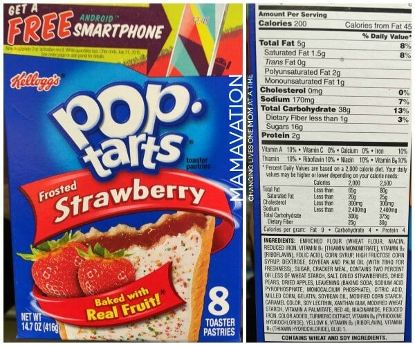 34 Pop Tarts Food Label - Labels Database 2020